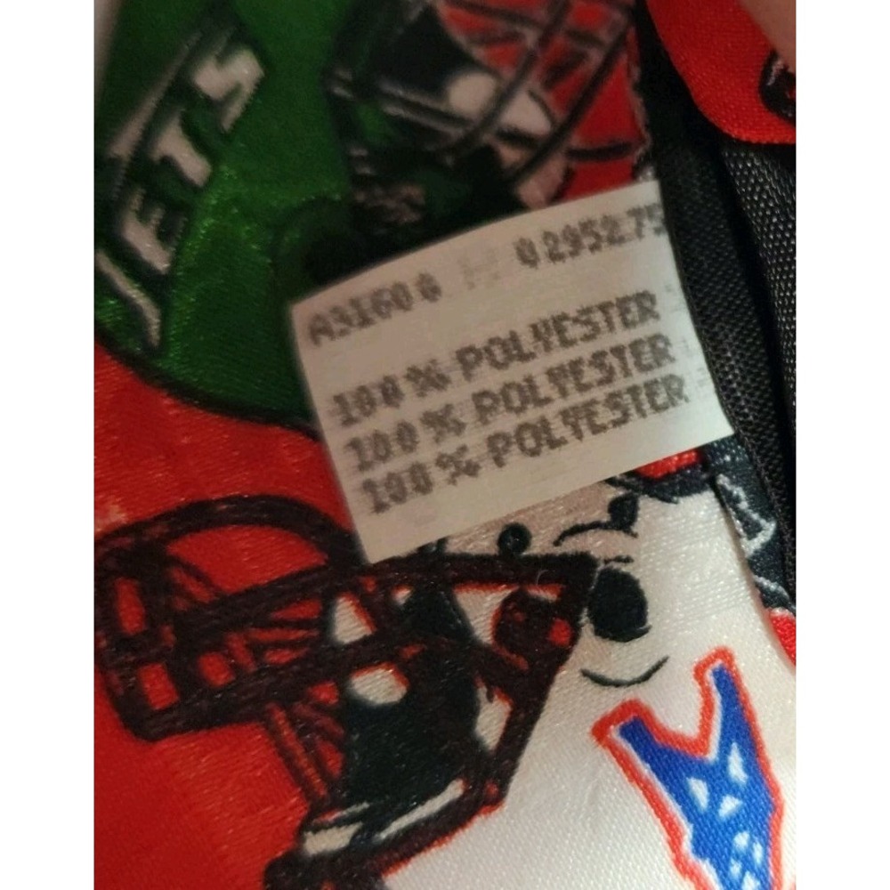 NFL Mens Necktie Helmets All Over Print Football Vintage Multicolored - Picture 6 of 6